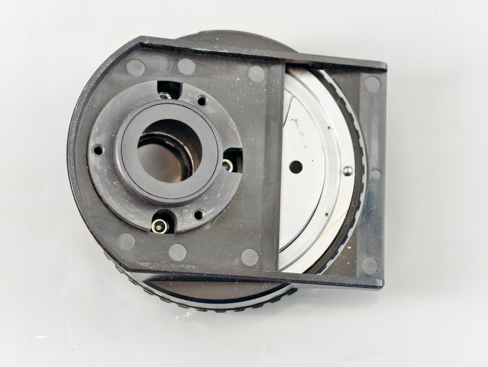 OLYMPUS 5 POSITION OBJECTIVE TURRET/NOSEPIECE FOR BX40 MICROSCOPE