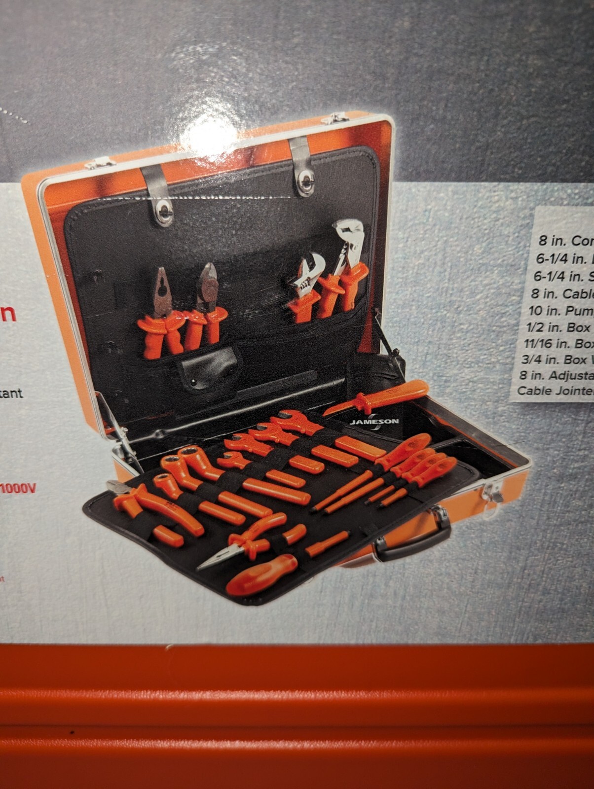 Jameson 19-Piece 1000-Volt Insulated Deluxe Utility Tool Set  JT-KT-00002