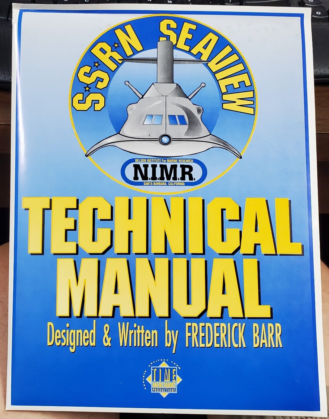 DELUXE Voyage Bottom Sea SEAVIEW Technical Manual- 40 Pages w 16 Blueprints+