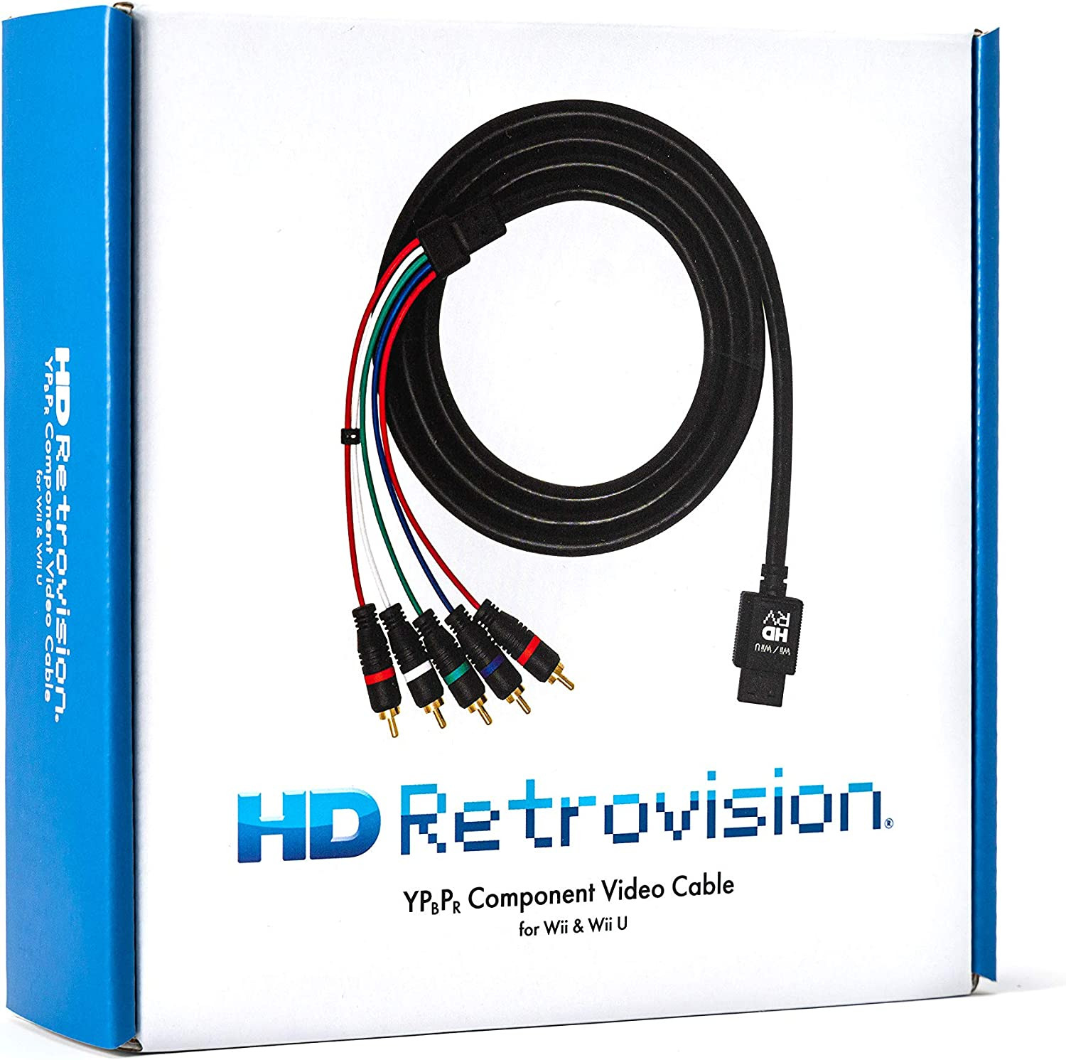 HD Retrovision Premium Ypbpr Component Video Cable for Wii/Wii U