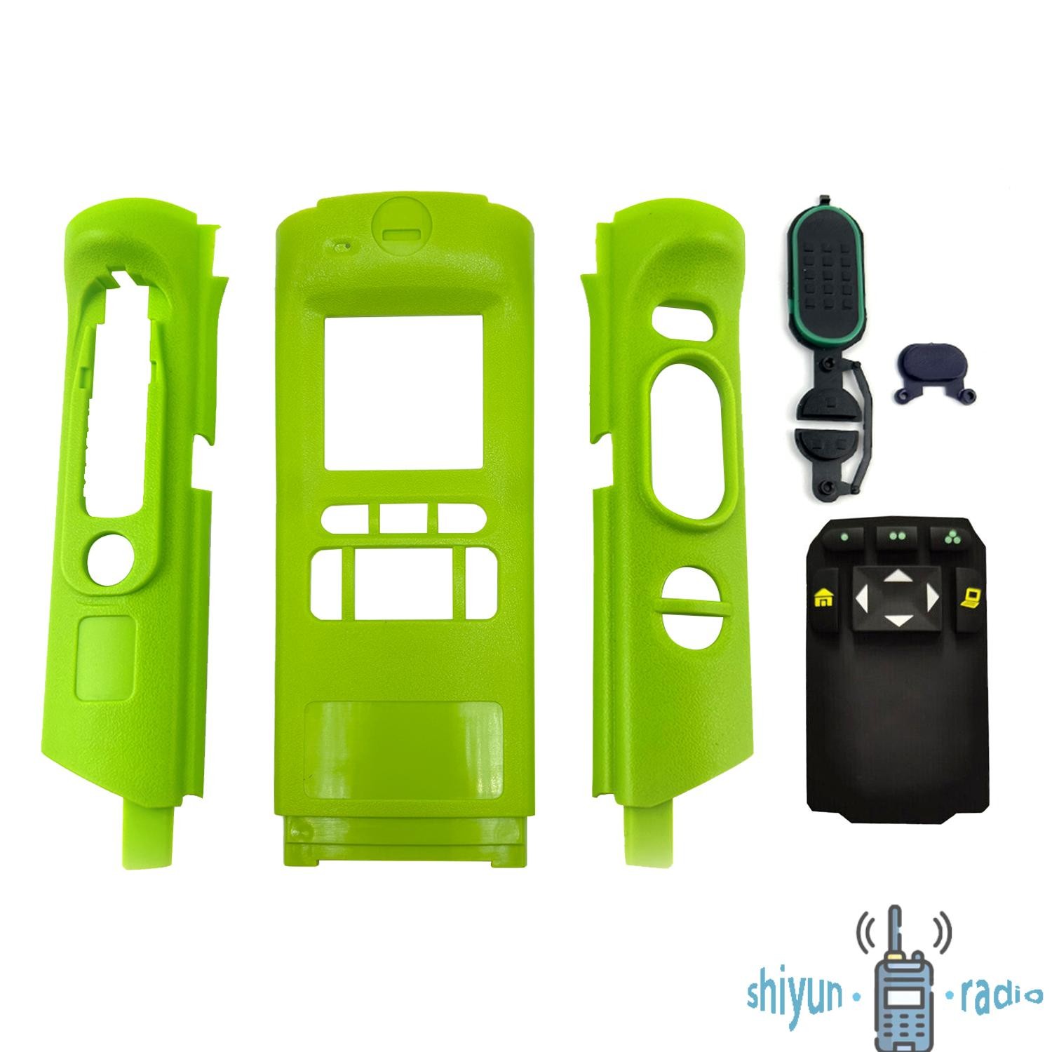 Green Repair Front Housing Case Cover For APX8000 APX6000 M2 With Limited Keypad