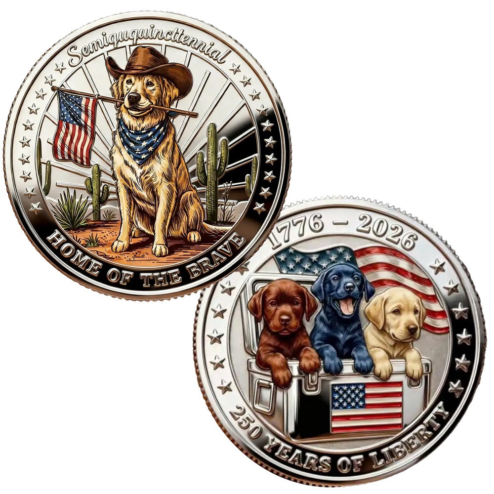 United States 250 Anniversary Challenge Coin Commemorative US 1-pc ax