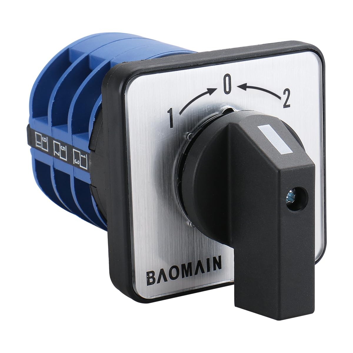 40A Momentary Motor Reversing Switch AC 660V 12 Terminal 3 Phase Rotary Cam C...
