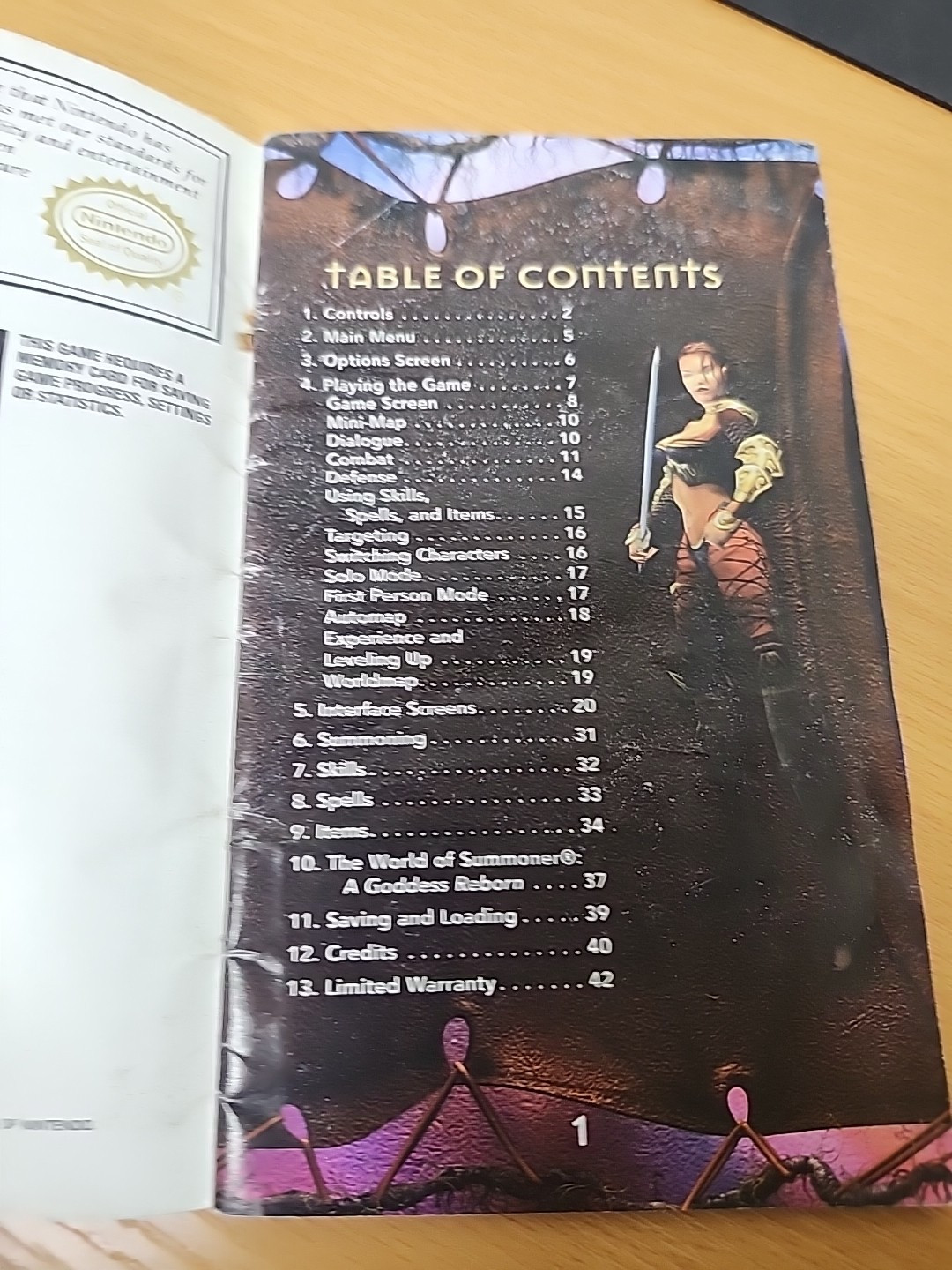 Nintendo Gamecube Manual Summoner