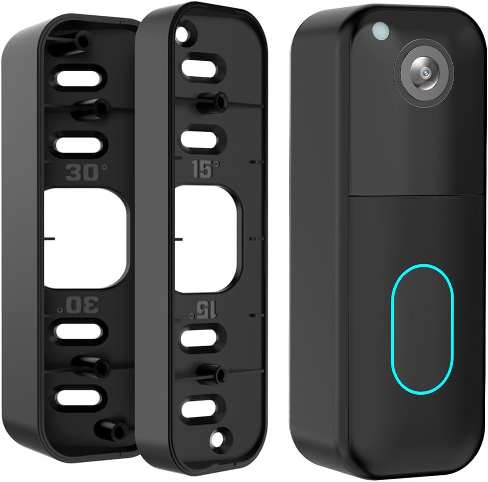 Blink Doorbell Mount, Adjustable (15 to 45 Degrees) Corner Mount,No-Drill Mounti