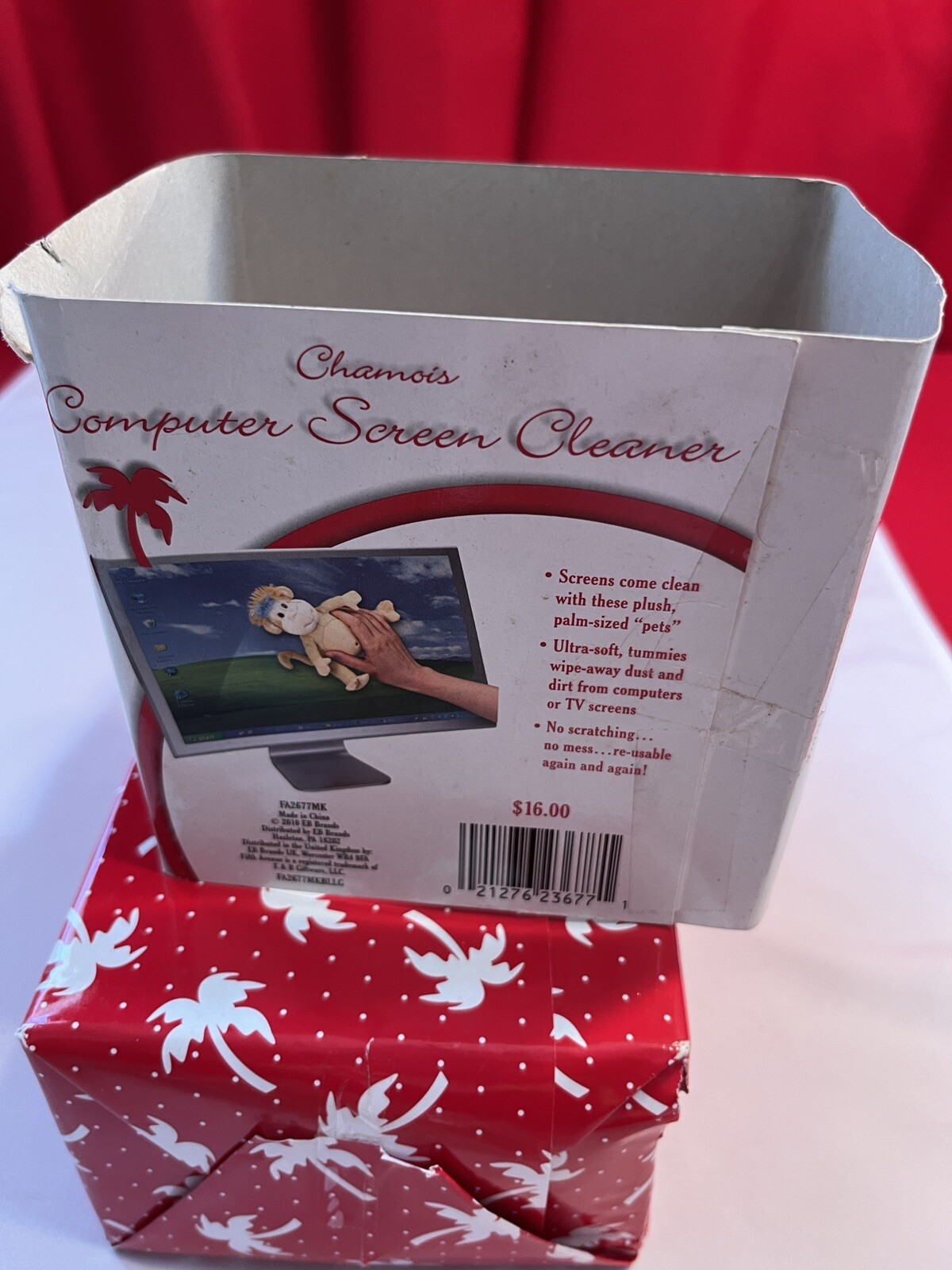 2010 New in Bag Chamois Monkey Computer Screen Cleaner *READ*