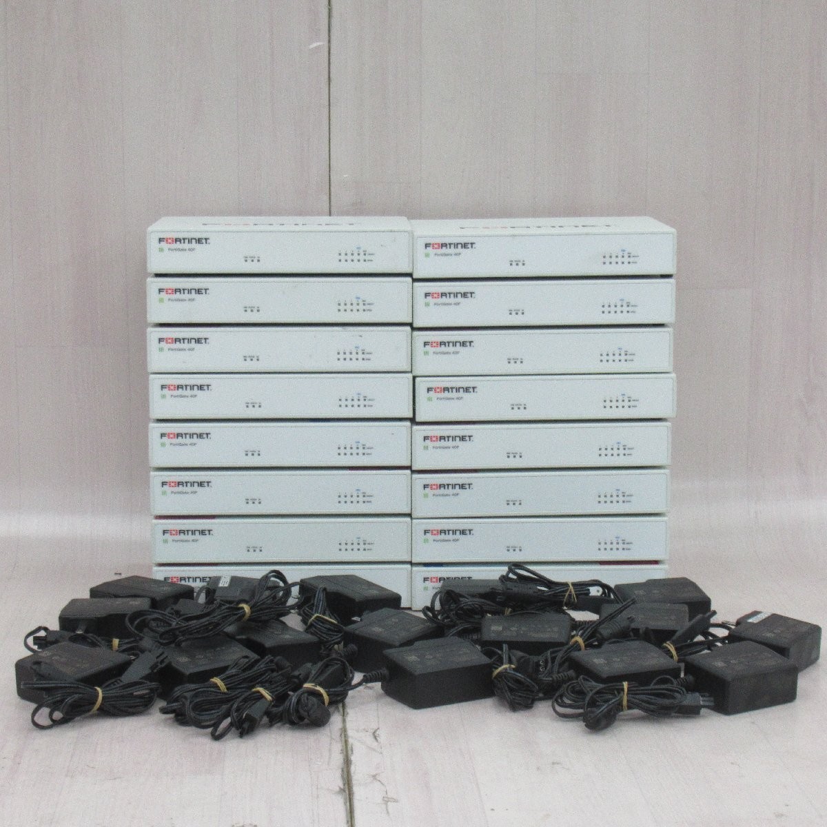 Fortinet Fortigate-40F Network Security Firewall Initialized FG-40F w/Adapter
