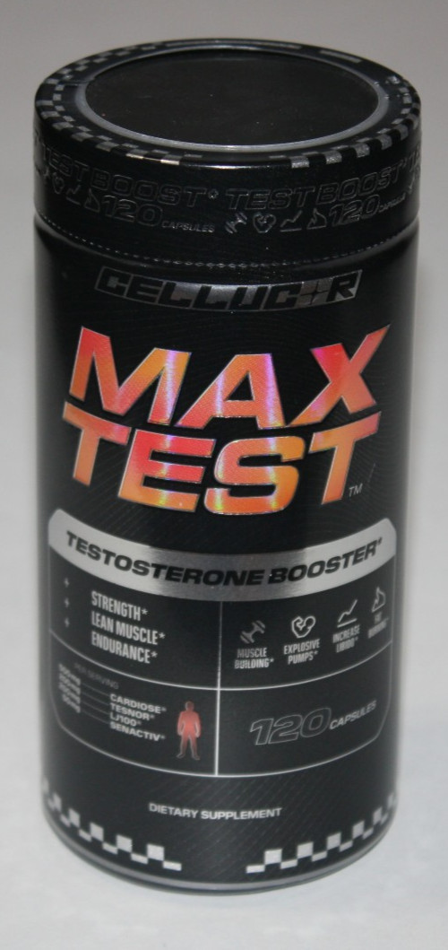 Cellucor Max Test™, Test Booster, 120 Capsules Exp 10/26 NEW