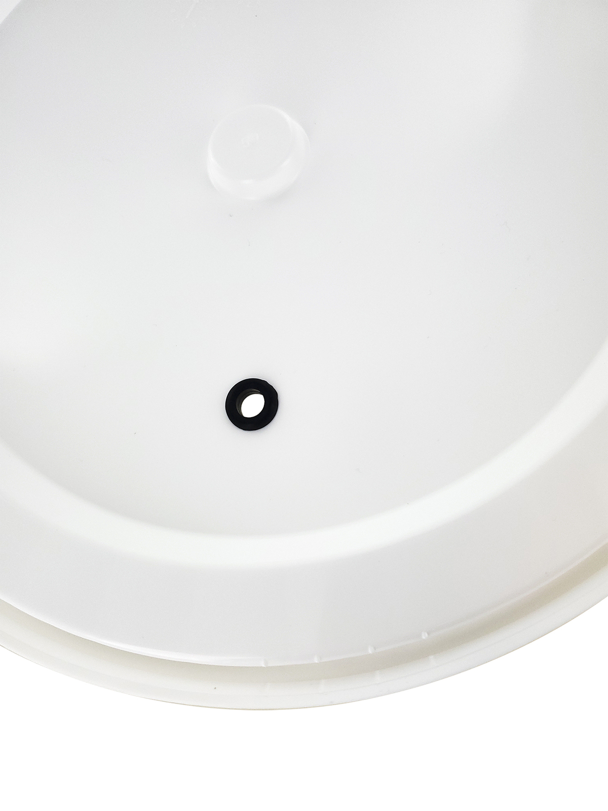 Drilled Plastic lid for 6.5 gallon fermentors