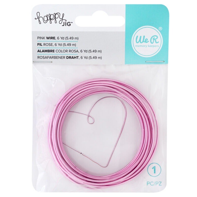 We R Memory Keepers Happy Jig Color Wire 5.5m - Pink (3 Pack)