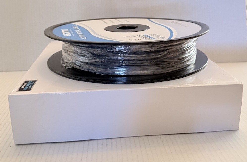 Fiber Optical HDMI Cable Ultra HD with High Speed Ethernet 250ft