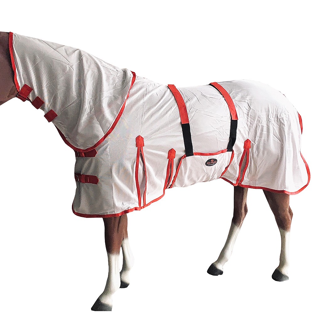 HILASON Horse Fly Sheet UV Protect Breathable Mesh Bug Mosquito Spring | Summer