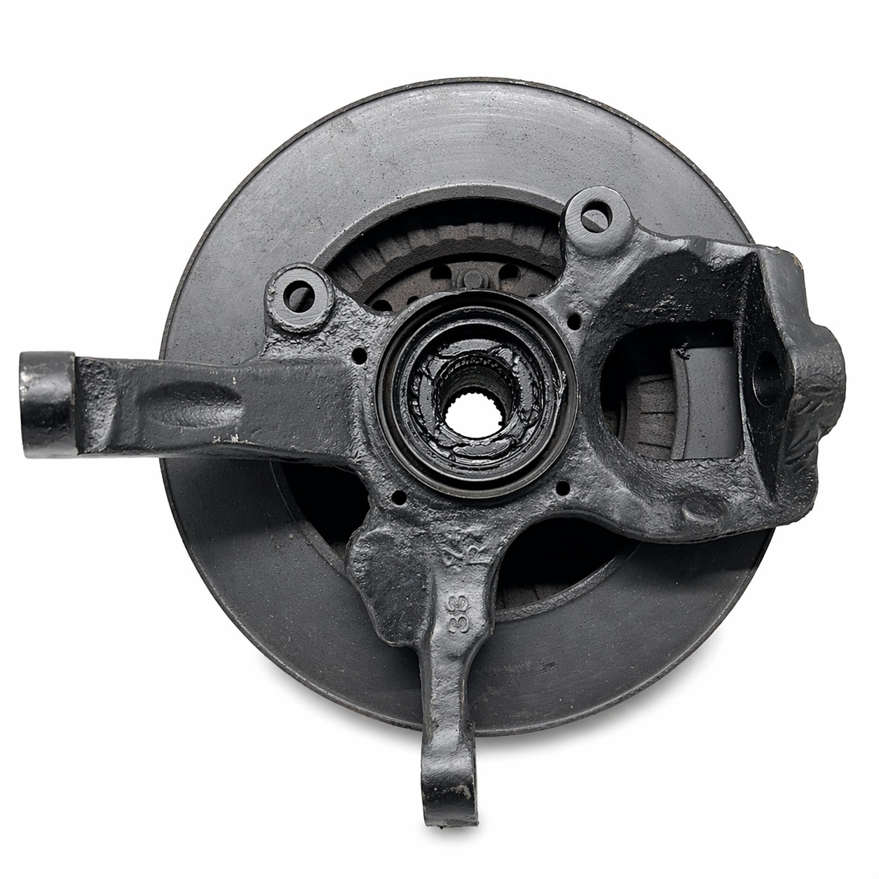 Front Right Hub And Knuckle for Mitsubishi PAJERO SHOGUN V34V MK2 2.5D