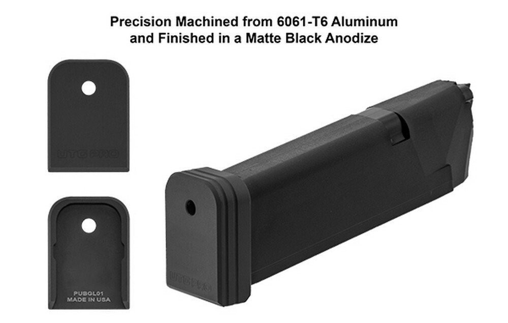 UTG PRO +0 Base Pad, Glock Small Frame Aluminum