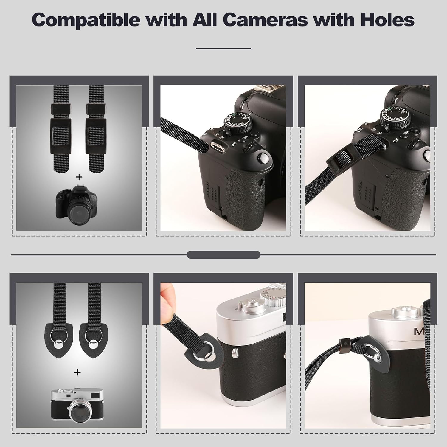 Universal Camera Strap - Camera Neck Strap, Adjustable Shoulder Straps Compatibl