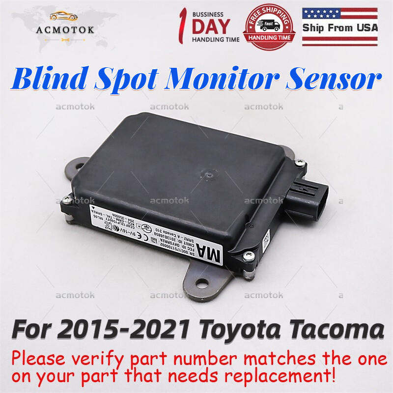 Blind Spot Radar Detection Sensor Monitor For 2016-20 Toyota Tacoma 2.7L 3.5L
