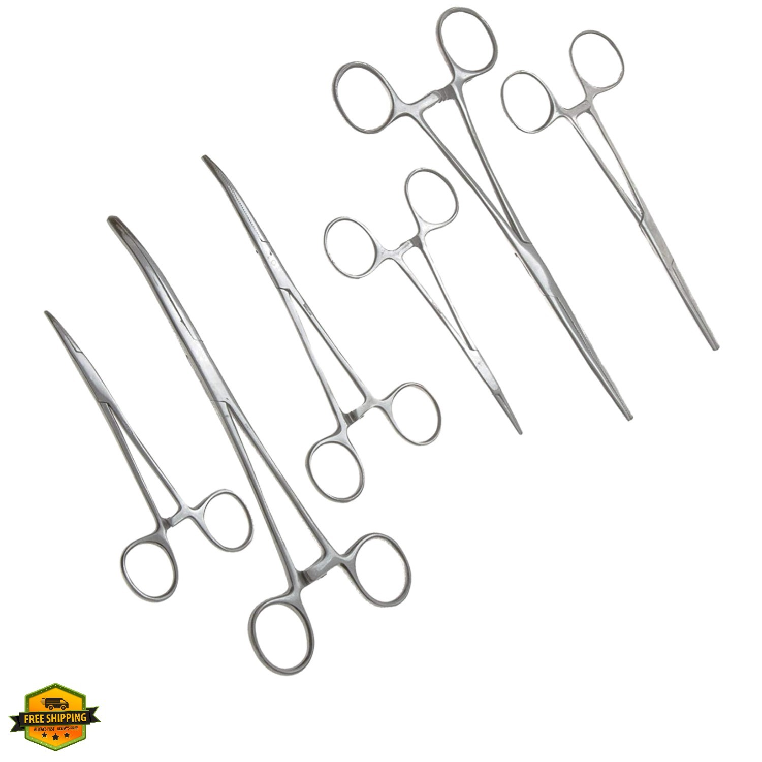 Ultimate Hemostat Set, 6 Piece Ideal for Hobby Tools, Electronics, Fishing an...