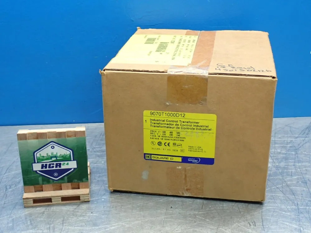 SQUARE D 9070T1000D12 TYPE-T CONTROL TRANSFORMER   10251700616