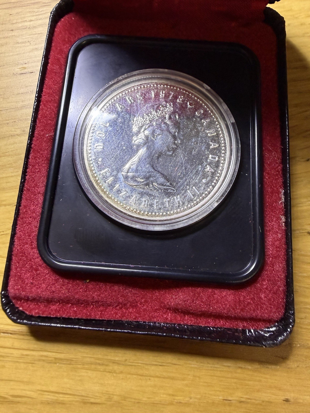 1978 Canada XI Commonwealth Games Silver Dollar In Presentation Case