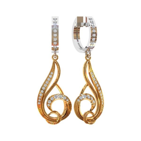 2 pairs Earring Wax patterns for lost wax casting Gold Jewelry/waxes_0627
