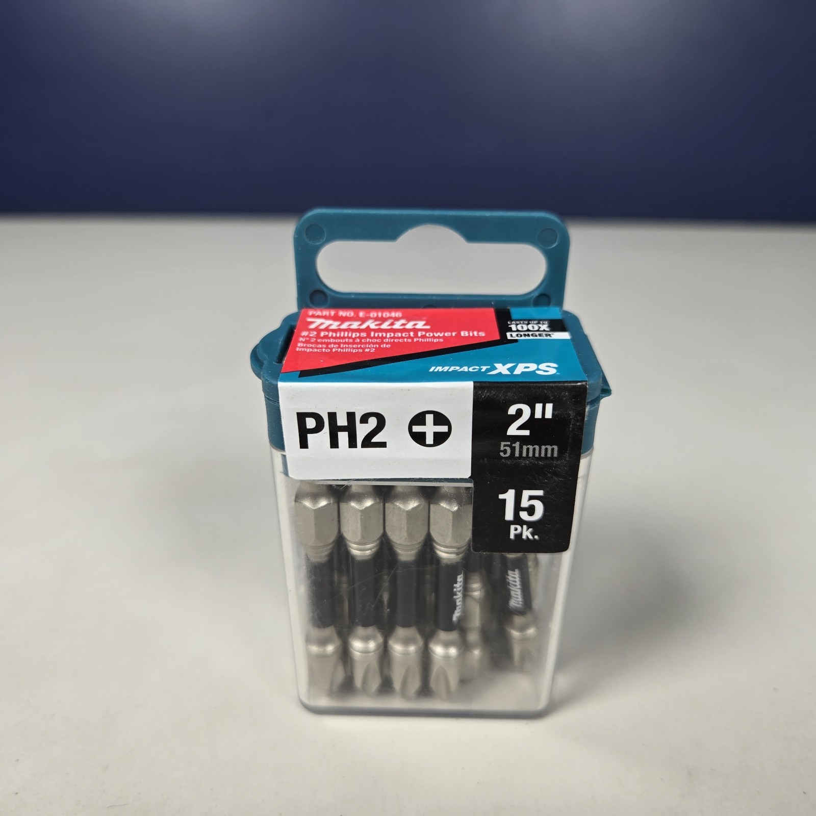 MAKITA #2 Phillips 1 In. Insert Bit 15/pack IMPACT XPS E-00664