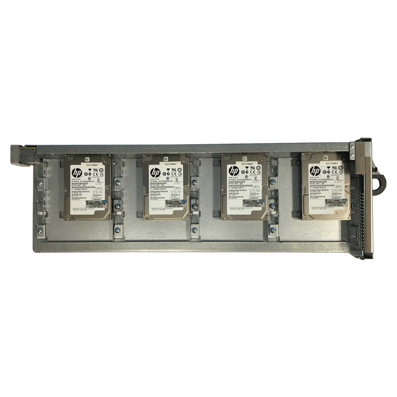 HPe 3par  QW902A 4 x 300GB 15K SFF SAS with Tray 703325-001 5697-1842