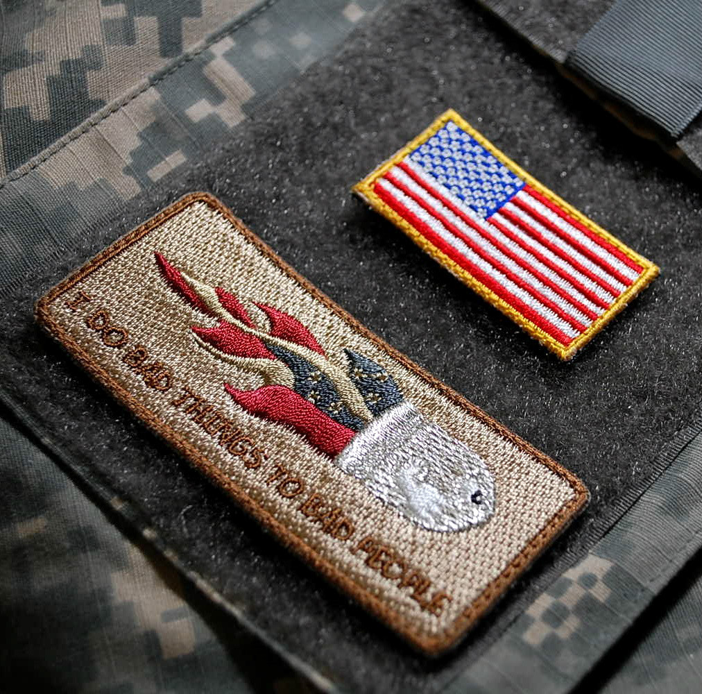 KANDAHAR WHACKER JSOC USMC KILLER ELIET FORCE RECON SET: Flying Bullet + US Flag