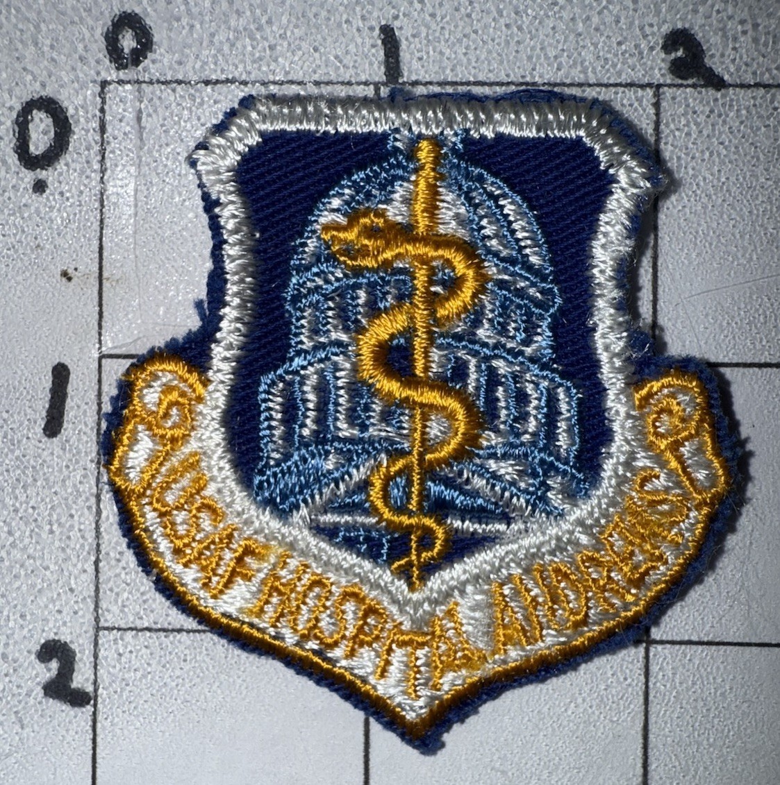 Vietnam War - 1970s USAF Hospital Andrews Base Patch (9)