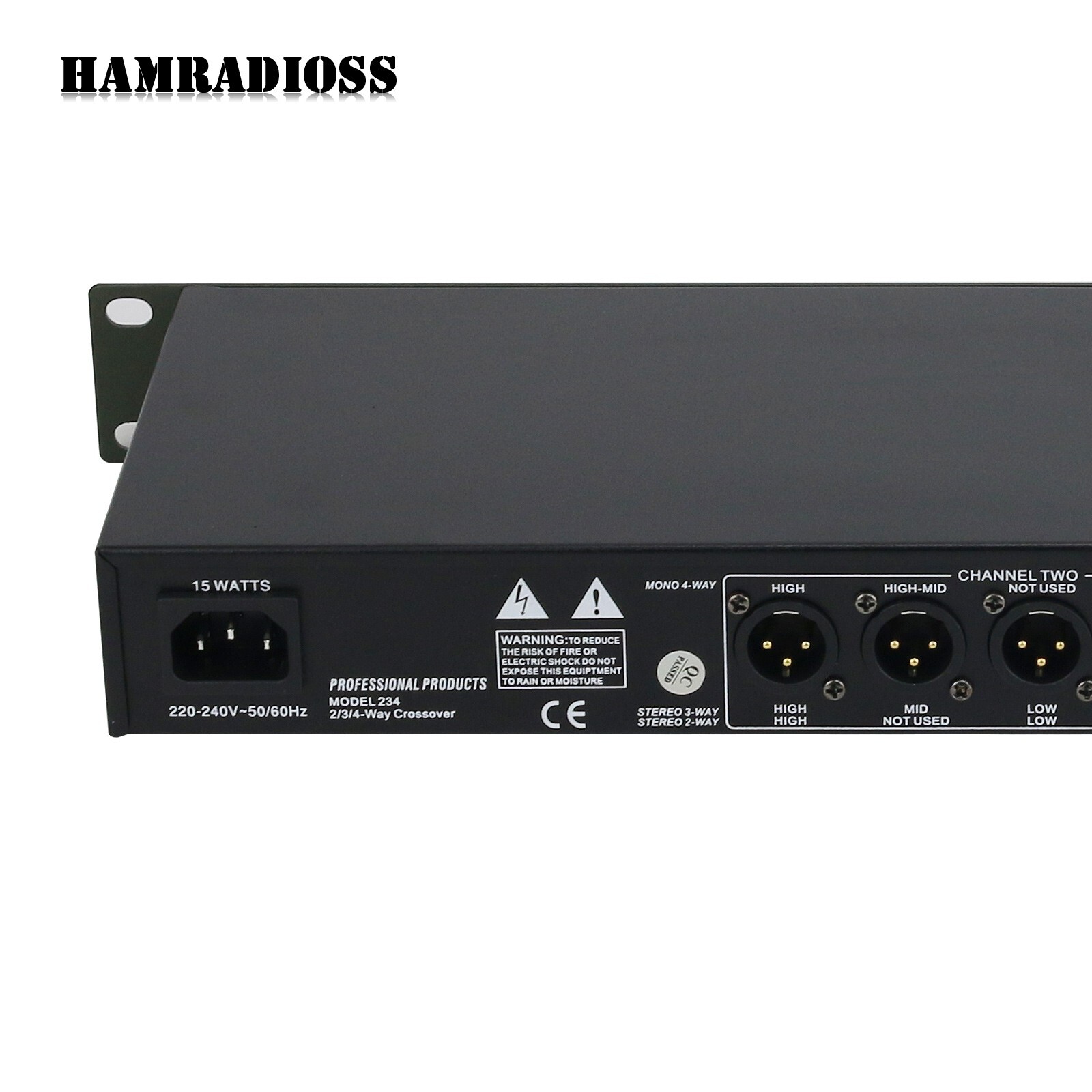 234XL 2-/3-/4 Way Electronic Crossover Audio Crossover Professional for DBX