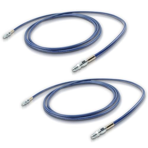 AUTOKAY Stainless Rear Flexible Brake Lines Replacement Kit Fits for Honda Civic