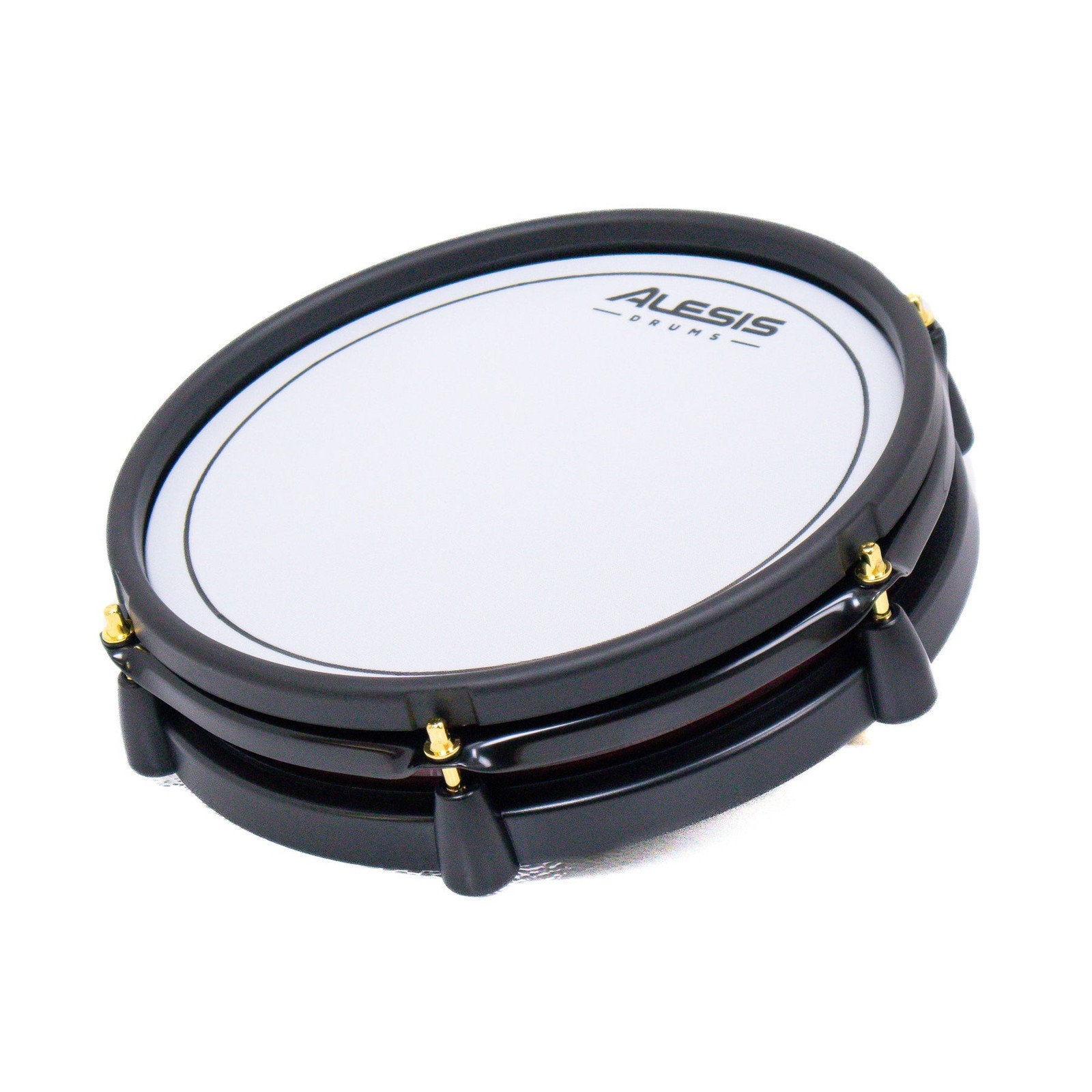 Alesis 10" Dual-Zone White/Red Mesh Drum Pad for Command, Command Mesh SE, Comma
