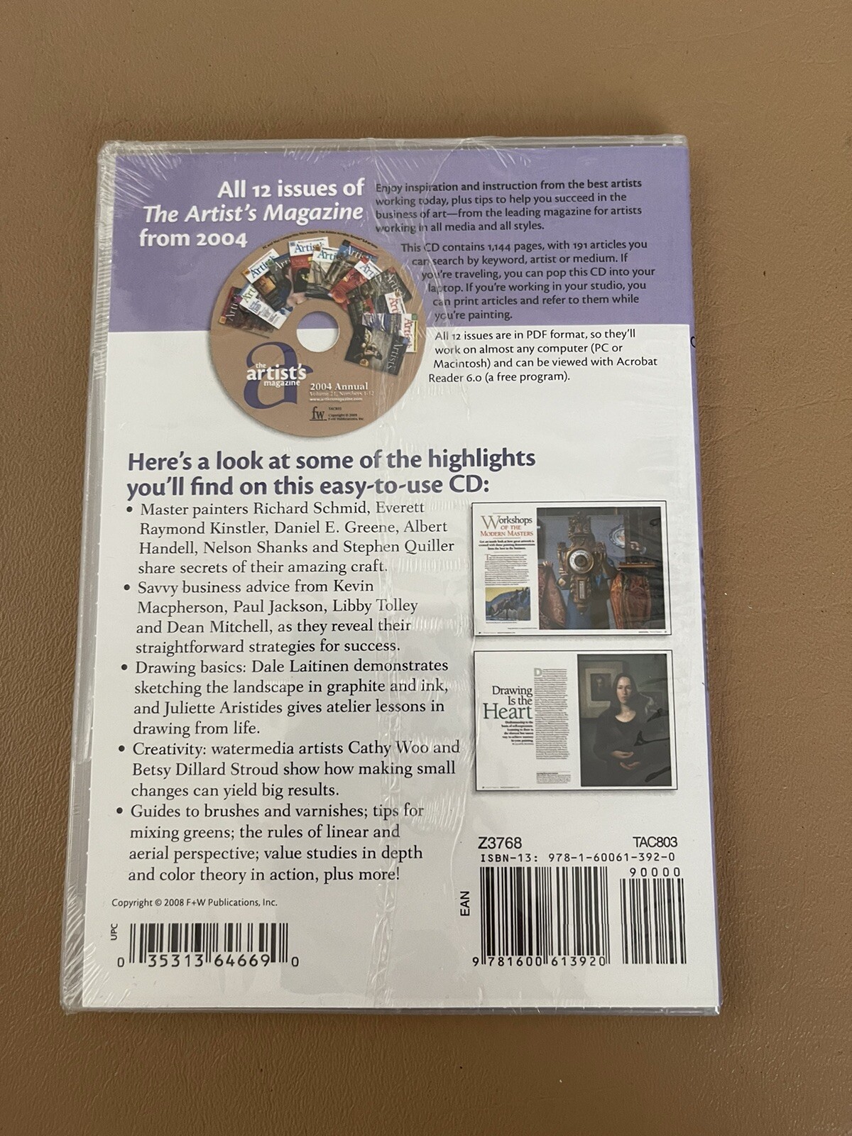 The Artists Magazine 2004 Annual: All Issues On One Disc (NEW)