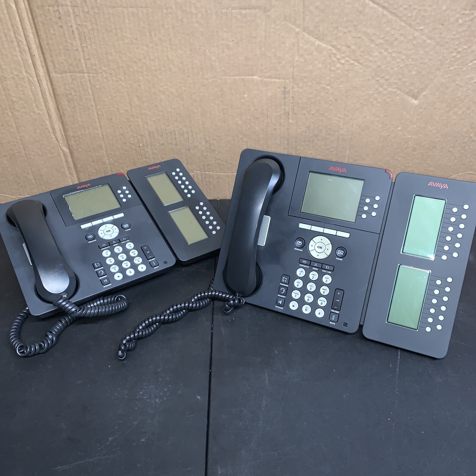AVAYA IP Phones 9630 & 9630G With SBM24 Attachments (Handsets, Cables & Stands)