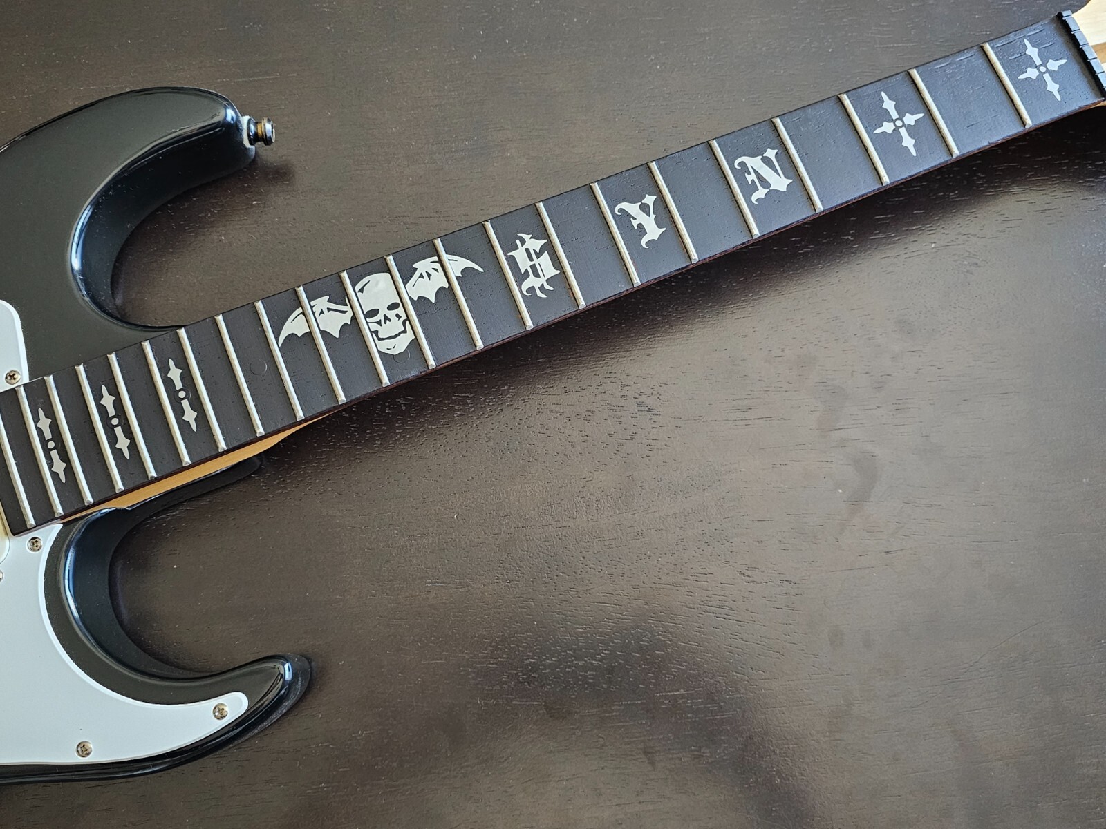 Syn Avenged Bat Fretboard Markers Vinyl Decals Inlays for Any Guitar 30 Colors!!