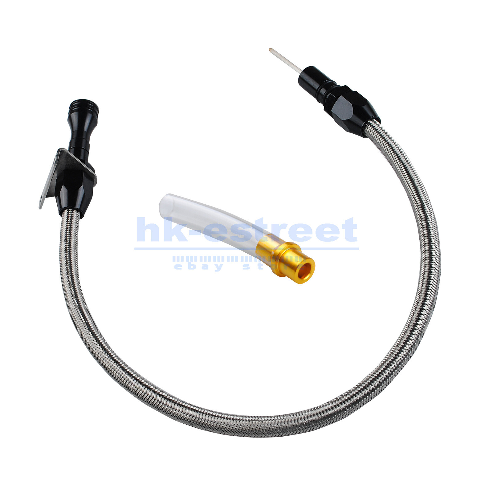 For Ford AOD Flexible Chrome Stainless Steel Transmission Dipstick AODE 4R70W US