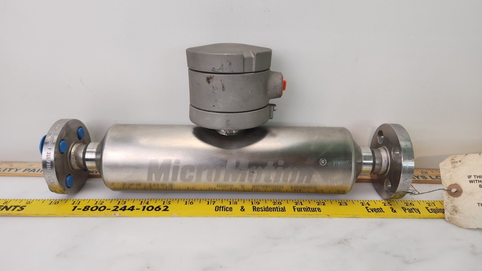 Micro Motion T050 T613S 1/2" 150# Mass Flow Sensor F316L UD950 4000459
