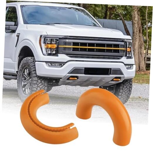 Tow Hook Covers Compatible with 2004-2026 F150 Accessories F150 Tremor Orange
