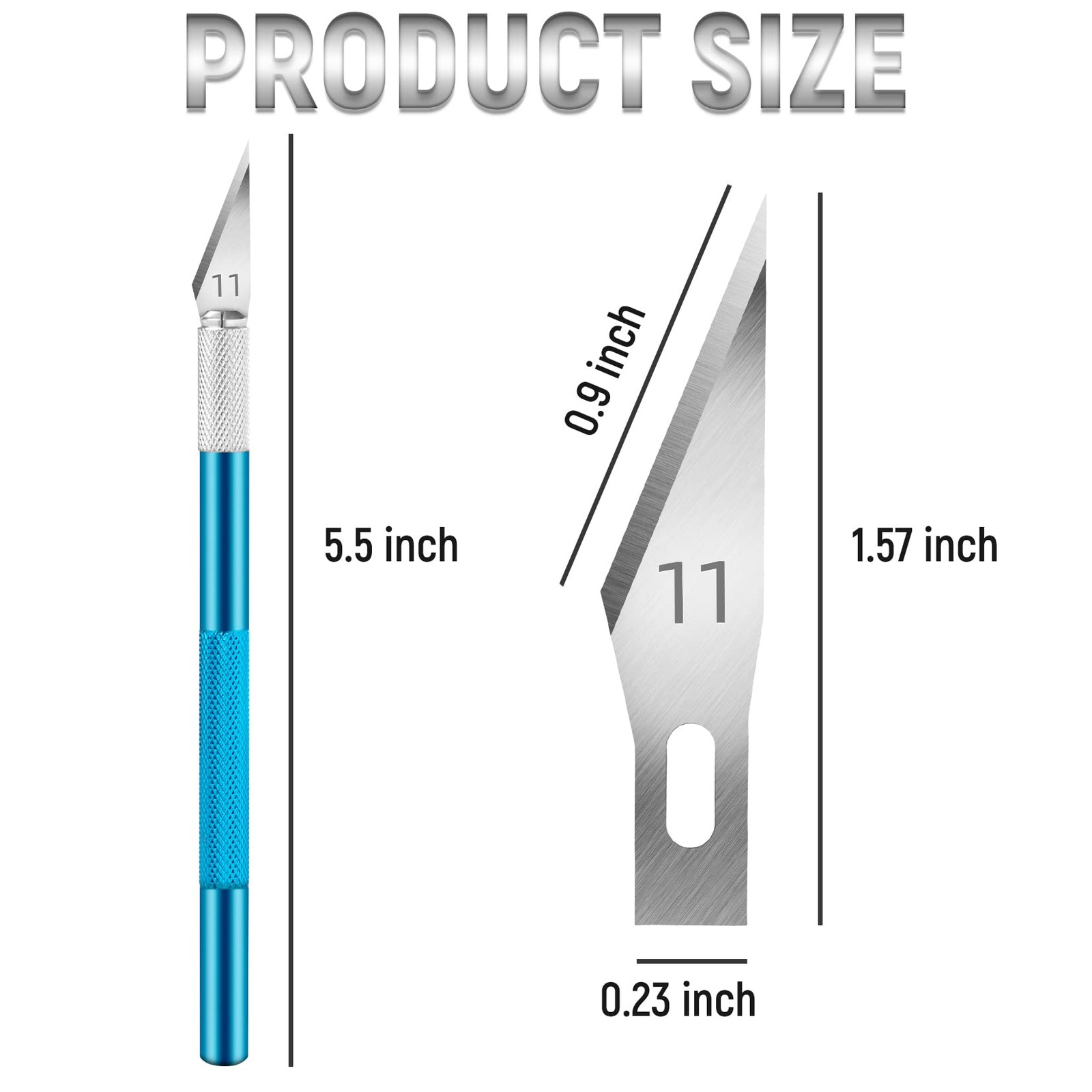10 Pack Exacto Knife Set, Precision Craft and Hobby Knife for DIY Projects, S...