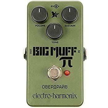 Used Electro-Harmonix Green Russian Big Muff Fuzz Distortion Pedal