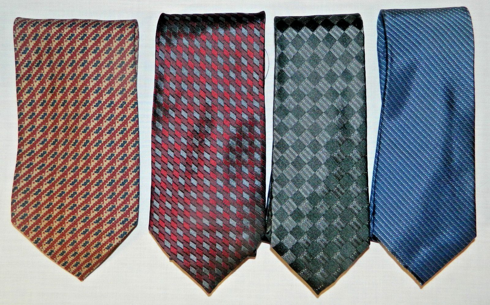 CALVIN KLEIN Lot of 4 Silk Neckties VGC