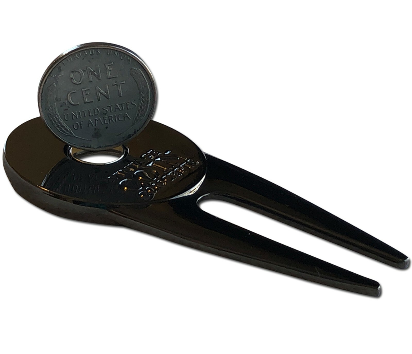 United State Divot Repair Tool & Ball Marker with 1943 Steel Penny - Brand New!