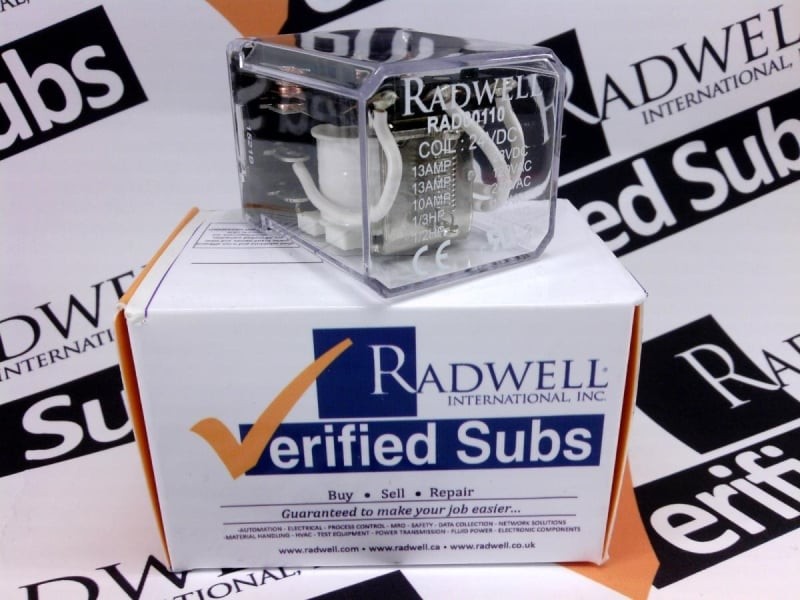 RADWELL VERIFIED SUBSTITUTE 100U3PDT24VDC-SUB / 100U3PDT24VDCSUB (BRAND NEW)