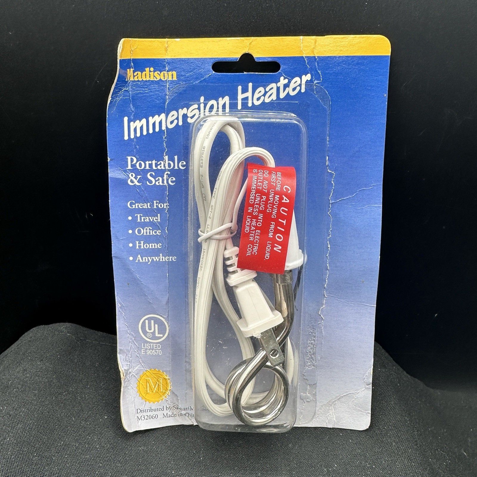 Immersion Heater Portable Travel Water Coffee Tea Heater 200W UL