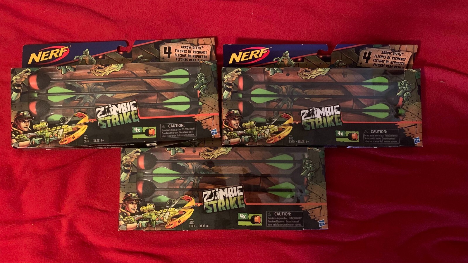 NERF zombie strike arrow refill NEW IN BOX FREE SHIPPING LOT OF 3