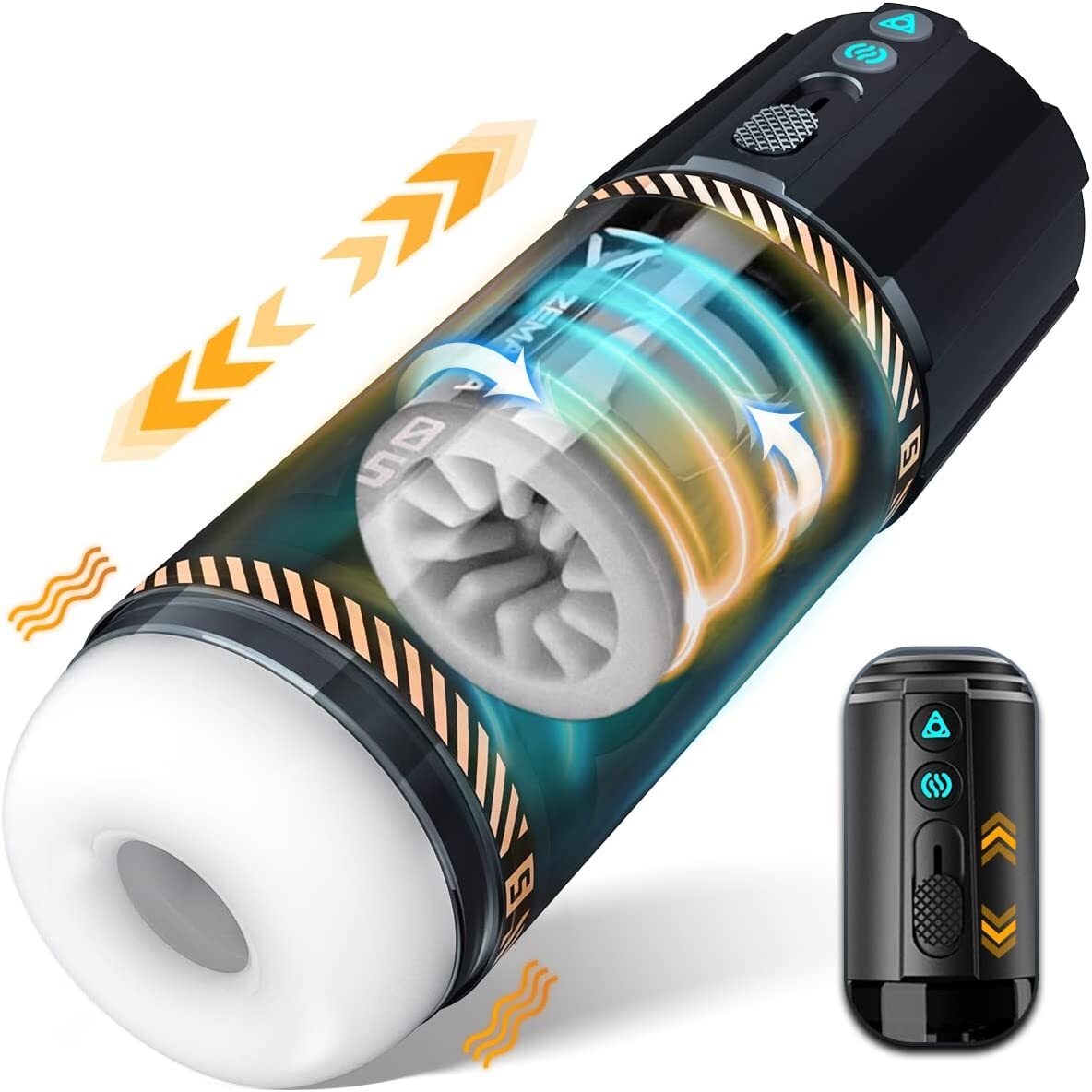 Automatic Electric Male Masturbaters Stroke Thrusting Rotate Vibration Lubricant