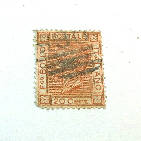 Italy Stamp Scott# 36 King Victor Emmanuel II 1867-77 Used  L446