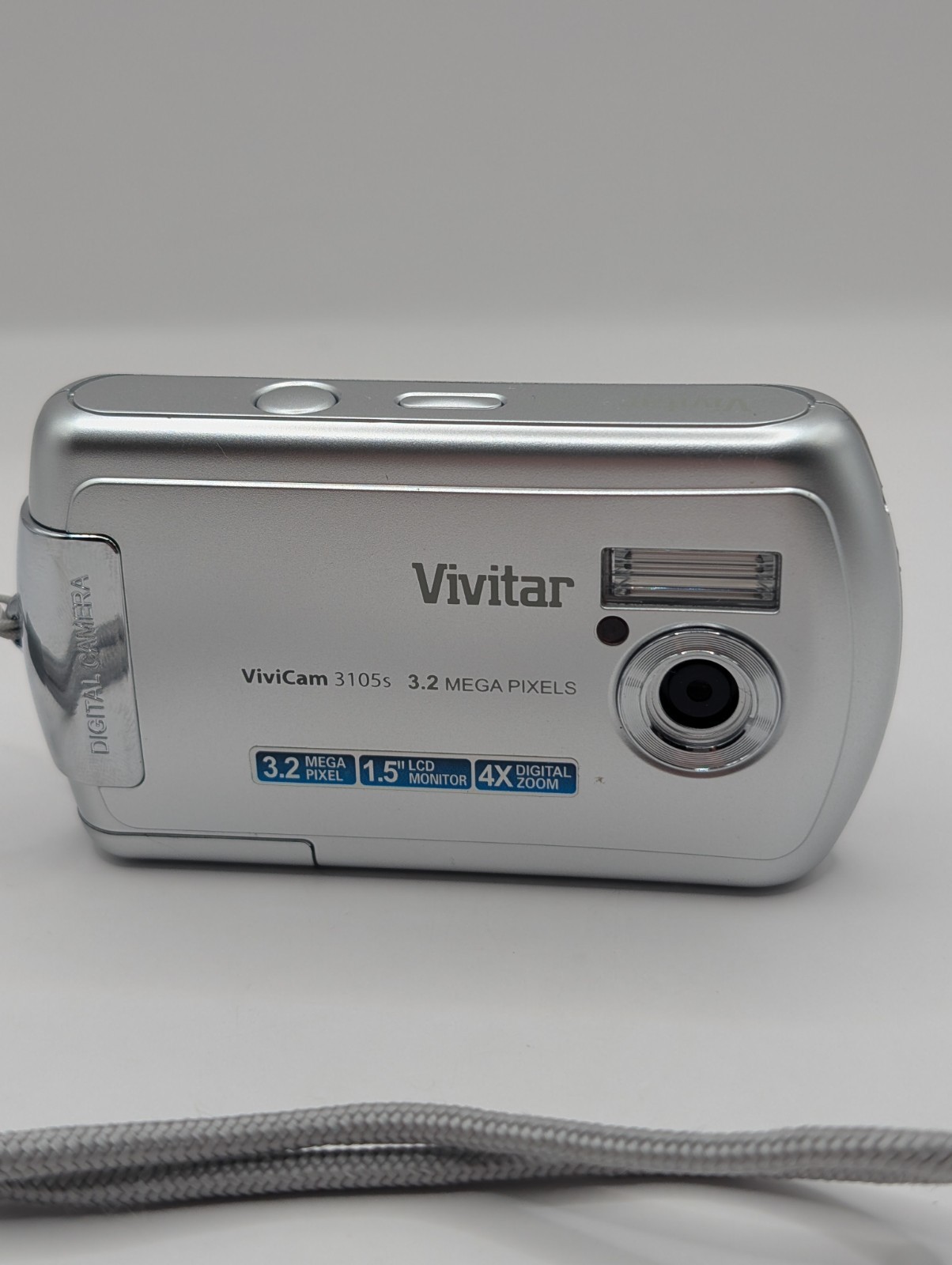 Vivitar Digital Camera Vivicam 3105s 3.2MP Silver Tested