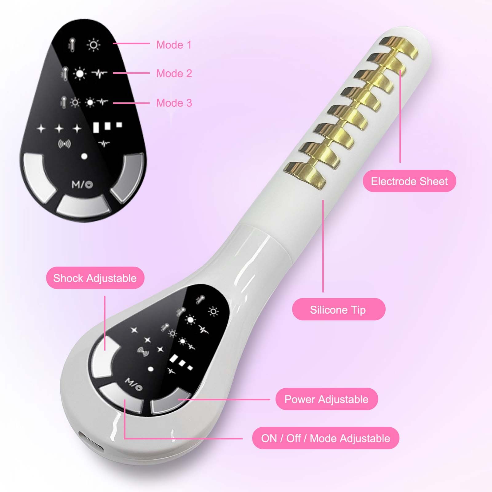 Multi-Function Kegel Trainer with Microcurrent and Heating for Postpartum Pelvic
