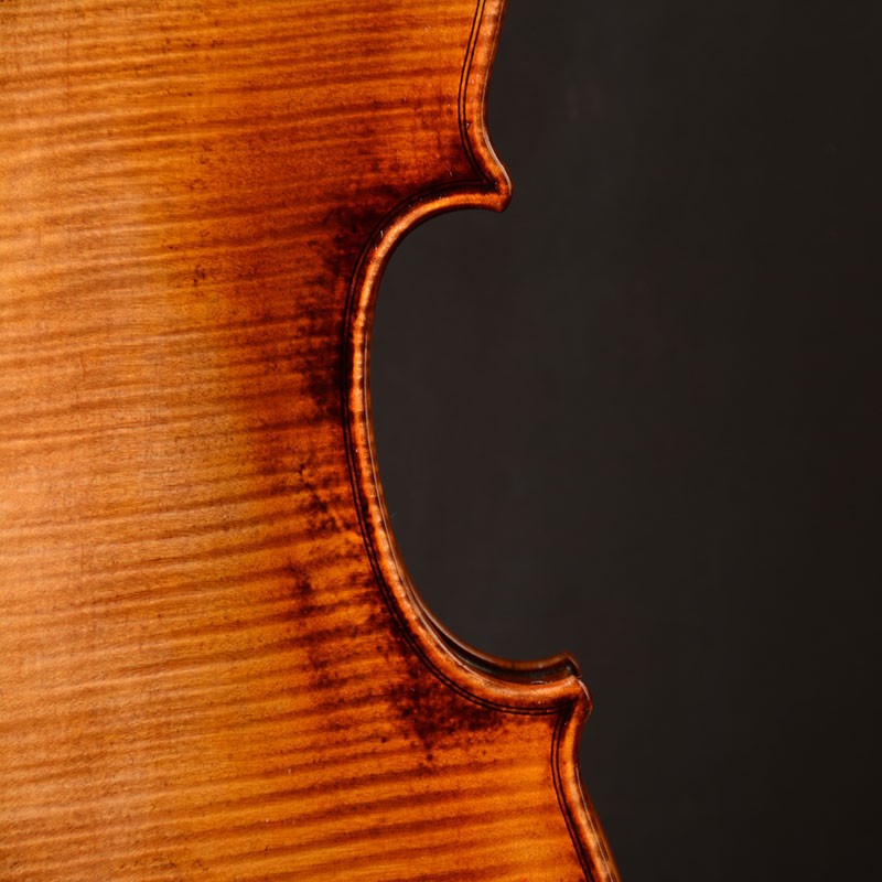 Antonio Stradivari Copy! A Deluxe M20+ 4/4 Violin ！Amzing 1pc back.