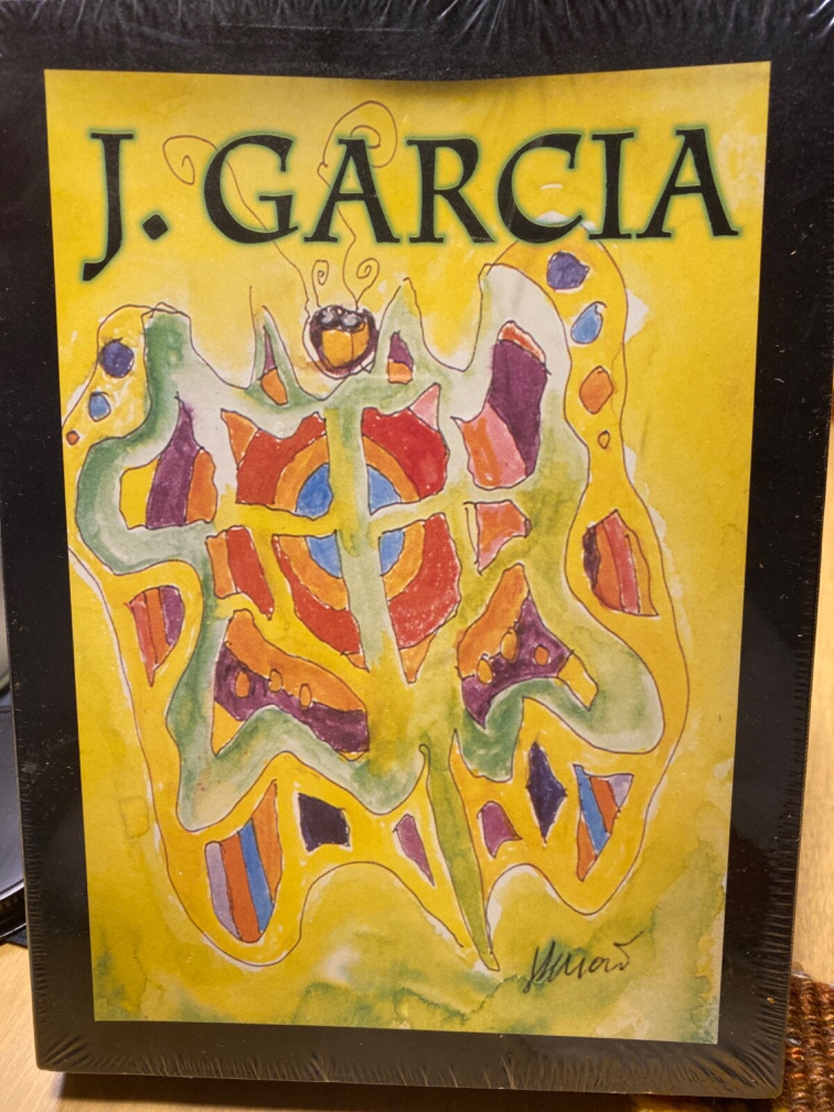 Grateful Dead Vintage Jerry Garcia Art Liquid Blue Greeting Cards New In Boxset